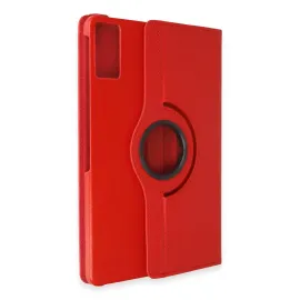 Newface Xiaomi Redmi Pad Kılıf 360 Tablet Deri Kılıf - Kırmızı