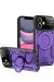 Newface Iphone 11 Kılıf Joy Lens Standlı Kapak - Mor