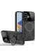 Newface Realme C55 Kılıf Joy Lens Standlı Kapak - Siyah