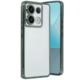 Newface Xiaomi Poco X6 Kılıf Razer Lensli Silikon - Yeşil