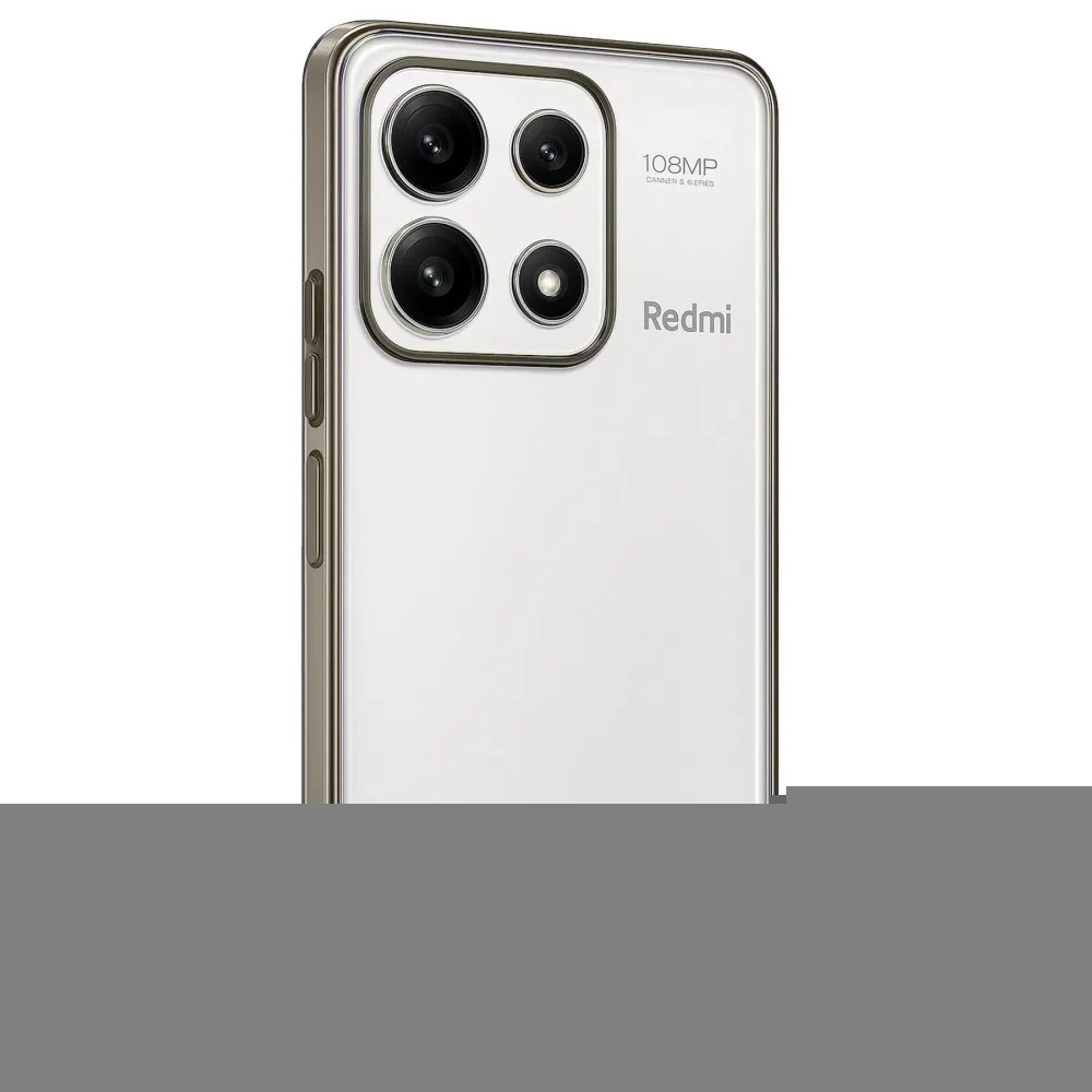 Newface Xiaomi Poco X6 Pro Kılıf Razer Lensli Silikon - Gold