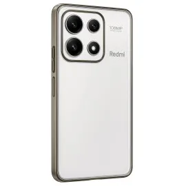 Newface Xiaomi Poco X6 Pro Kılıf Razer Lensli Silikon - Gold