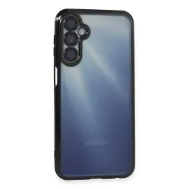 Newface Samsung Galaxy A15 4G Kılıf Razer Lensli Silikon - Siyah