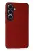 Newface Samsung Galaxy S24 Kılıf Loop Deri Silikon - Kırmızı