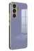 Newface Samsung Galaxy S25 Kılıf Volet Silikon - Mavi