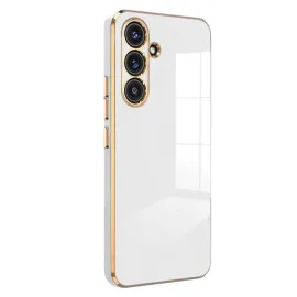 Newface Samsung Galaxy S25 Plus Kılıf Volet Silikon - Beyaz