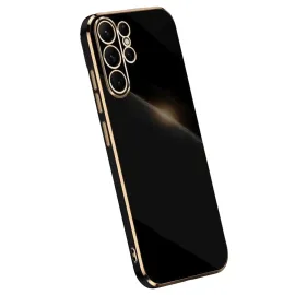 Newface Samsung Galaxy S25 Ultra Kılıf Volet Silikon - Siyah