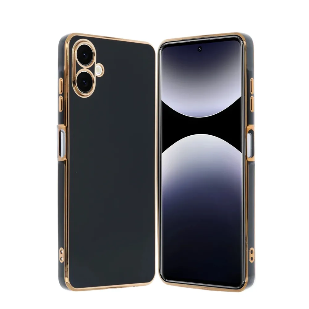 Newface Samsung Galaxy A06 Kılıf Volet Silikon - Siyah