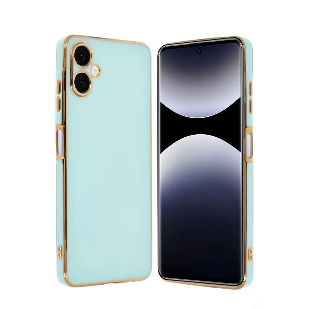 Newface Samsung Galaxy A06 Kılıf Volet Silikon - Açık Yeşil