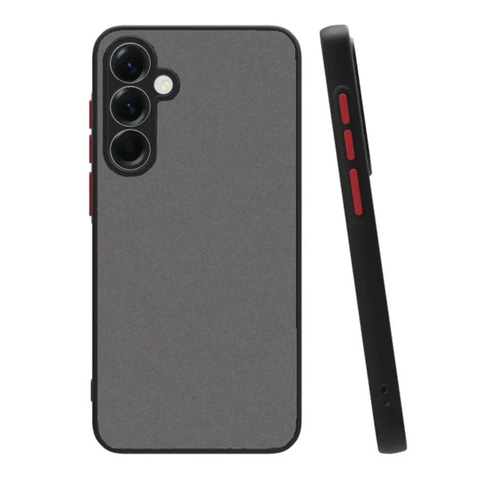 Newface Samsung Galaxy S25 Plus Kılıf Montreal Silikon Kapak - Siyah