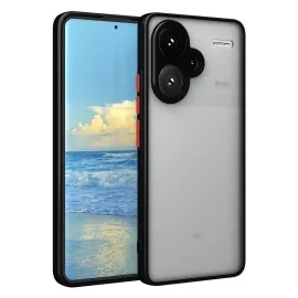 Newface Xiaomi Redmi Note 13 Pro Plus Kılıf Montreal Silikon Kapak - Siyah