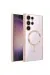 Newface Samsung Galaxy S24 Ultra Kılıf Kross Magneticsafe Kapak - Rose