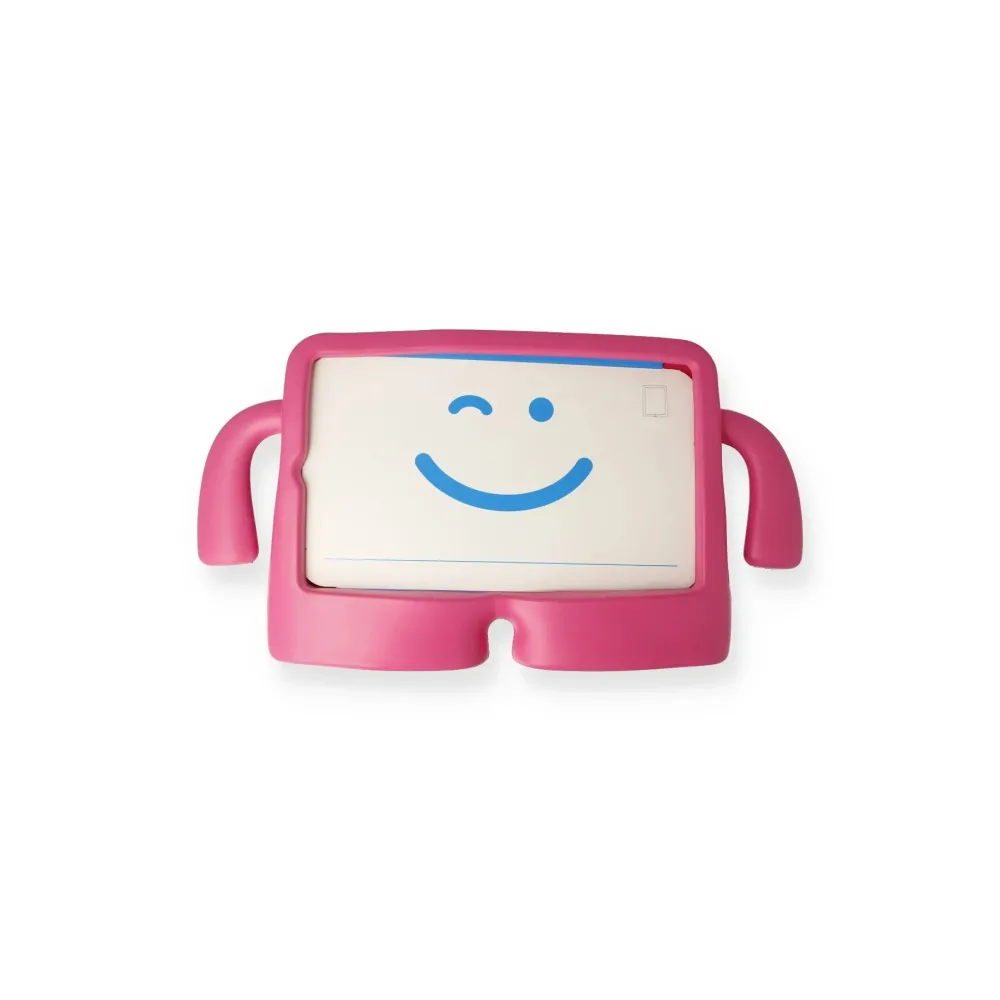 Newface iPad 10.2 (7.nesil) Kılıf Karakter Tablet Silikon - Pembe