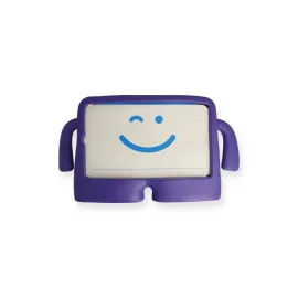 Newface iPad 10.2 (7.nesil) Kılıf Karakter Tablet Silikon - Mor