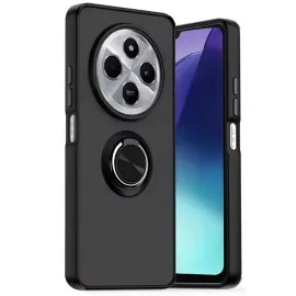 Newface Xiaomi Redmi 14C Kılıf Montreal Yüzüklü Silikon Kapak - Siyah
