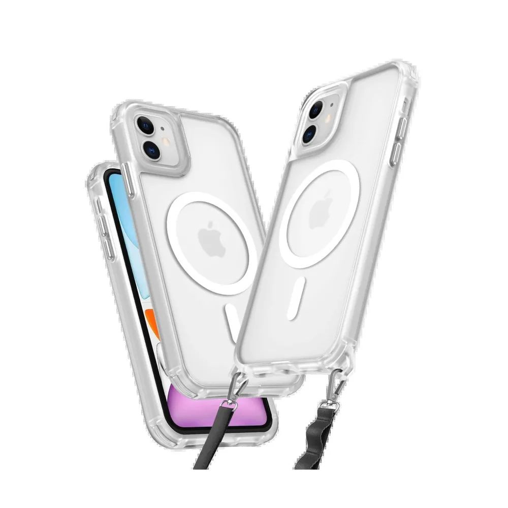 Newface Iphone 11 Kılıf Enka Magsafe Silikon Kılıf - Şeffaf