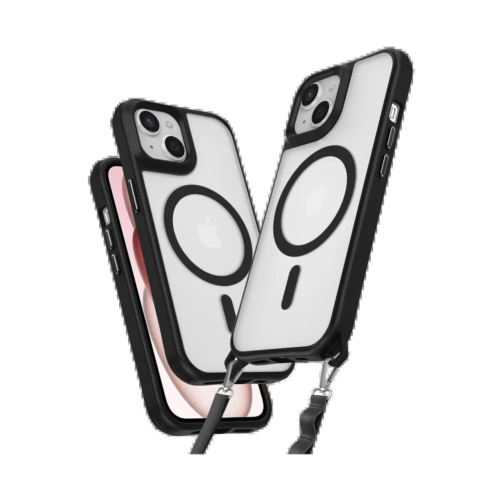 Newface Iphone 15 Kılıf Enka Magsafe Silikon Kılıf - Siyah