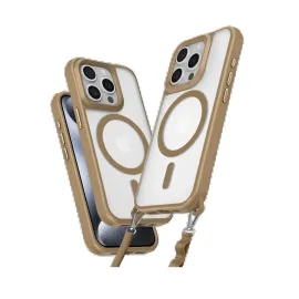 Newface Iphone 15 Pro Max Kılıf Enka Magsafe Silikon Kılıf - Desert