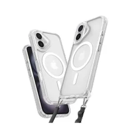 Newface iPhone 16 Plus Kılıf Enka Magsafe Silikon Kılıf - Şeffaf