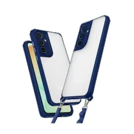 Newface Samsung Galaxy A15 4G Kılıf Penta Silikon Kılıf - Lacivert