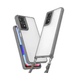 Newface Xiaomi Redmi Note 11 Pro Kılıf Penta Silikon Kılıf - Titan Gri