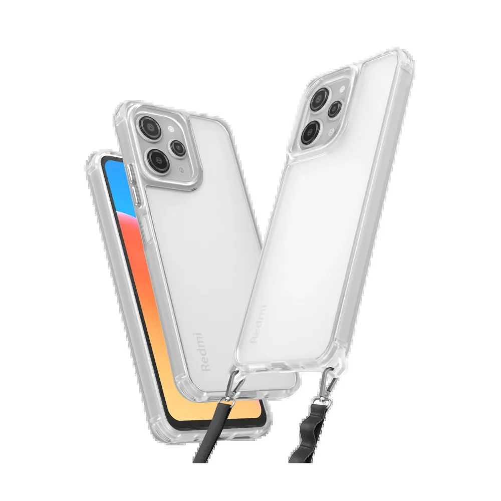 Newface Xiaomi Redmi 12 Kılıf Penta Silikon Kılıf - Şeffaf