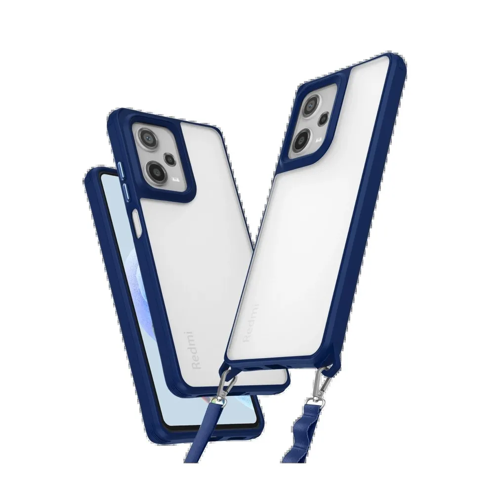 Newface Xiaomi Redmi Note 12 Pro 5G Kılıf Penta Silikon Kılıf - Lacivert