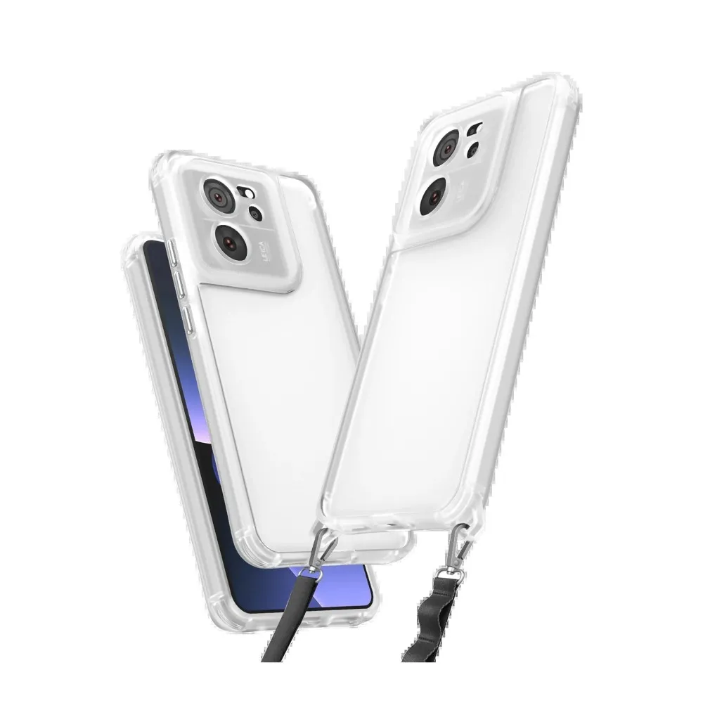 Newface Xiaomi Mi 13T Pro Kılıf Penta Silikon Kılıf - Şeffaf