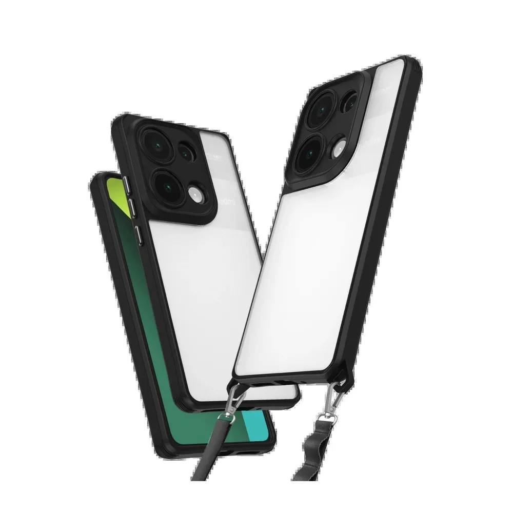 Newface Xiaomi Redmi Note 13 Pro 5G Kılıf Penta Silikon Kılıf - Siyah