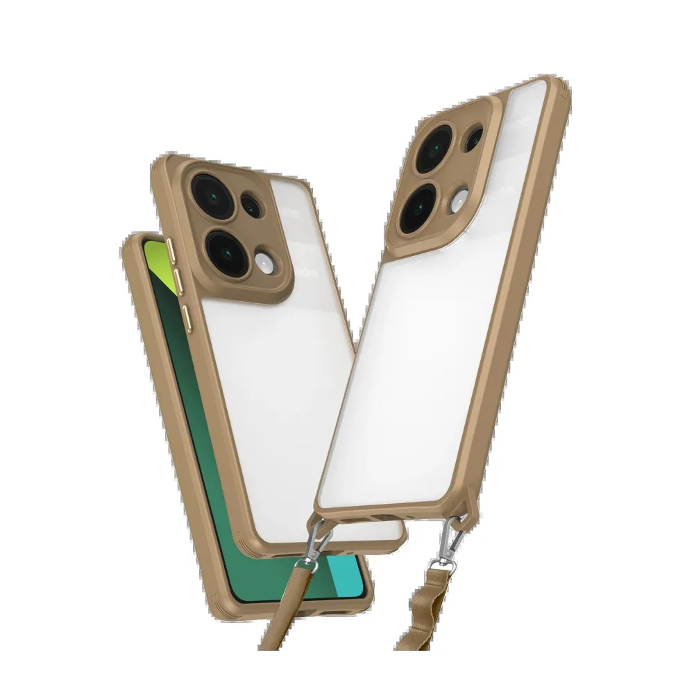 Newface Xiaomi Redmi Note 13 Pro 5G Kılıf Penta Silikon Kılıf - Çöl Titanyum