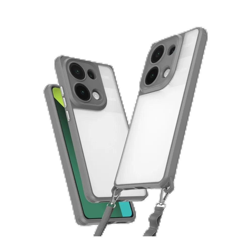 Newface Xiaomi Redmi Note 13 Pro 5G Kılıf Penta Silikon Kılıf - Titan Gri