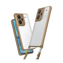 Newface Xiaomi Redmi Note 13 Pro Plus Kılıf Penta Silikon Kılıf - Çöl Titanyum