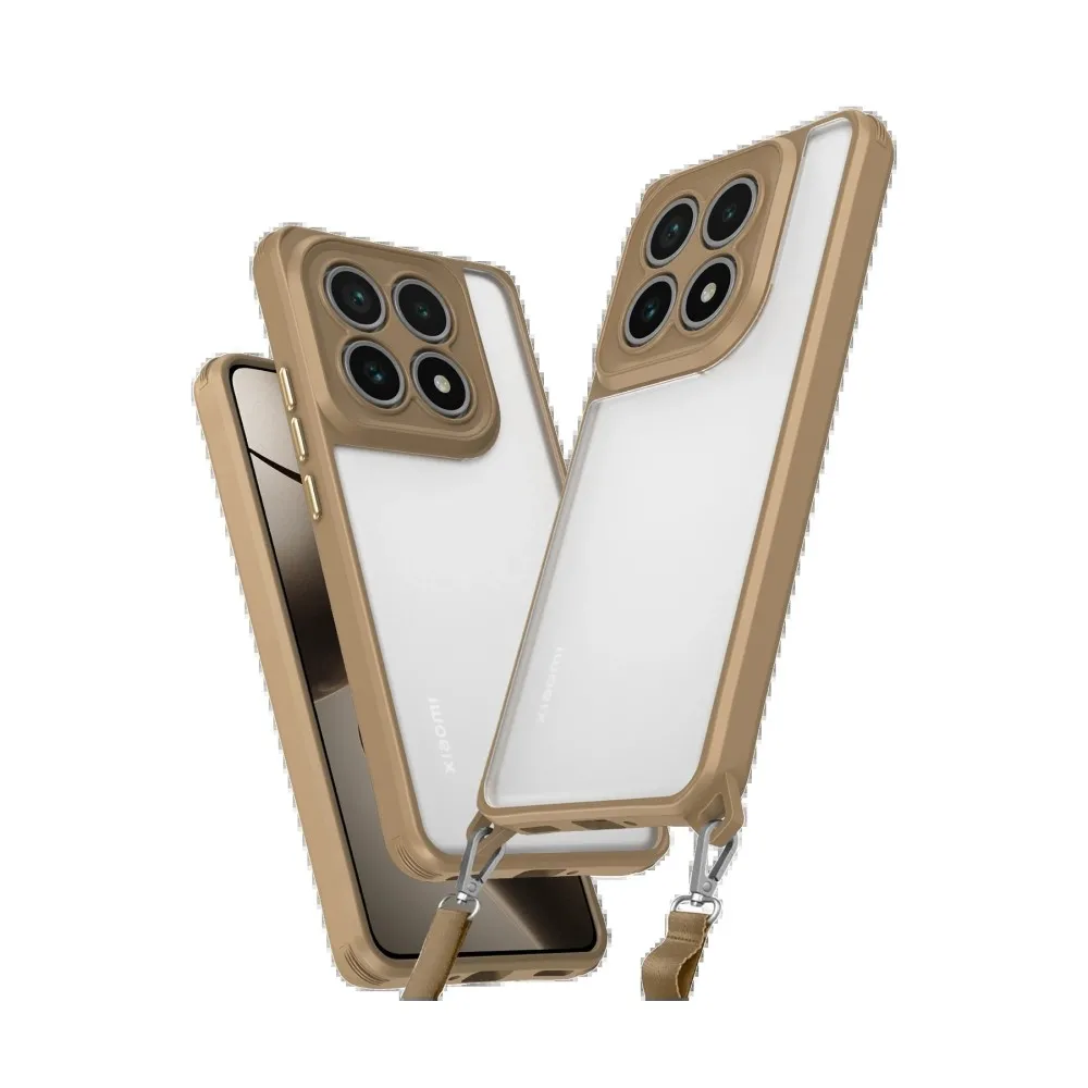 Newface Xiaomi Mi 14T Pro Kılıf Penta Silikon Kılıf - Çöl Titanyum