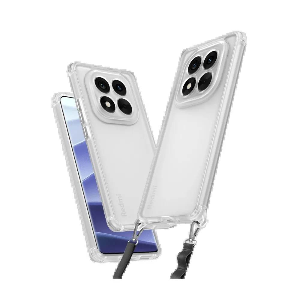 Newface Xiaomi Redmi Note 14 Pro 4G Kılıf Penta Silikon Kılıf - Şeffaf