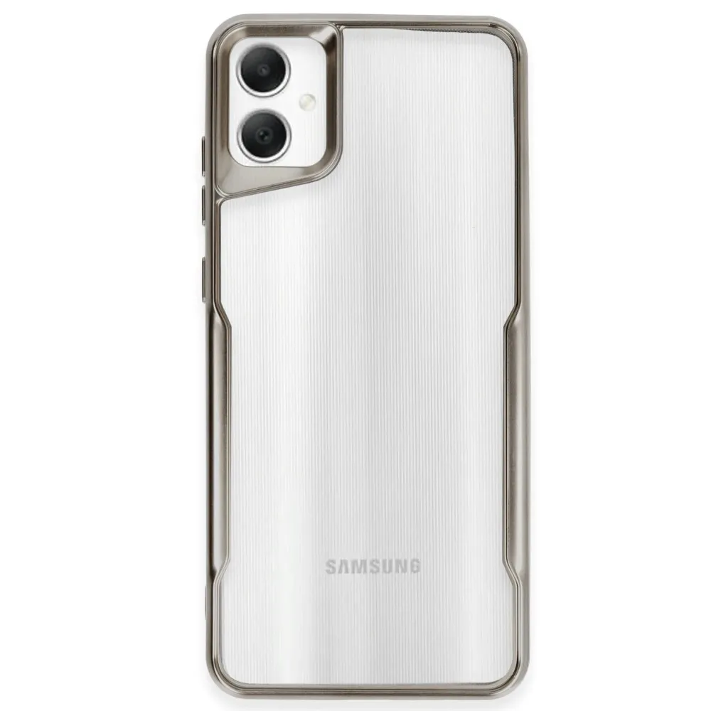 Newface Samsung Galaxy A06 Kılıf Boyi Silikon Kapak - Titan Gri