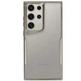 Newface Samsung Galaxy S25 Ultra Kılıf Boyi Silikon Kapak - Titan Gri