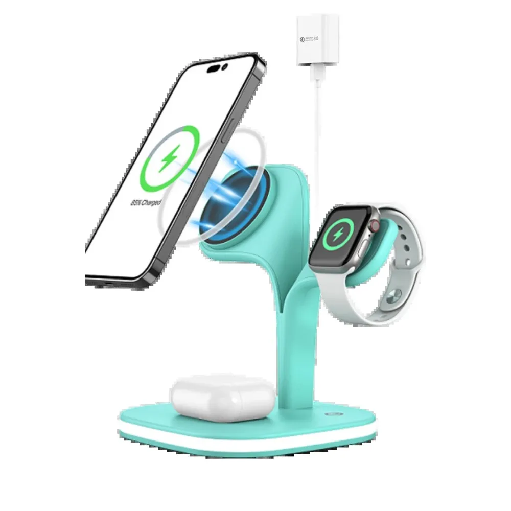 Newface Ym-Ud22 Kablosuz Şarj Masaüstü Set - Yeşil