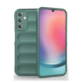 Newface Samsung A36 Kılıf Optimum Silikon - Koyu Yeşil