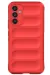 Newface Samsung A56 Kılıf Optimum Silikon - Kırmızı