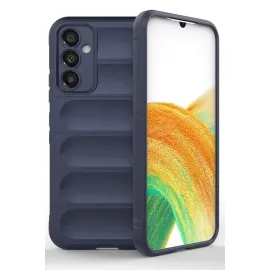 Newface Samsung A56 Kılıf Optimum Silikon - Lacivert