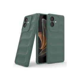 Newface Oppo A3 Kılıf Optimum Silikon - Koyu Yeşil