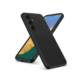 Newface Samsung Galaxy A36 Kılıf Nano Içi Kadife Silikon - Siyah