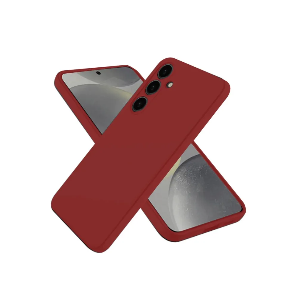 Newface Samsung Galaxy A56 Kılıf Nano Içi Kadife Silikon - Kırmızı