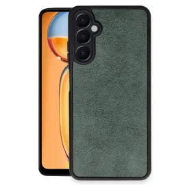 Newface Samsung Galaxy A26 Kılıf Aras Deri Kapak - Koyu Yeşil