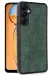 Newface Samsung Galaxy A36 Kılıf Aras Deri Kapak - Koyu Yeşil