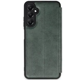 Newface Samsung Galaxy A26 Kılıf Flip Cover - Koyu Yeşil