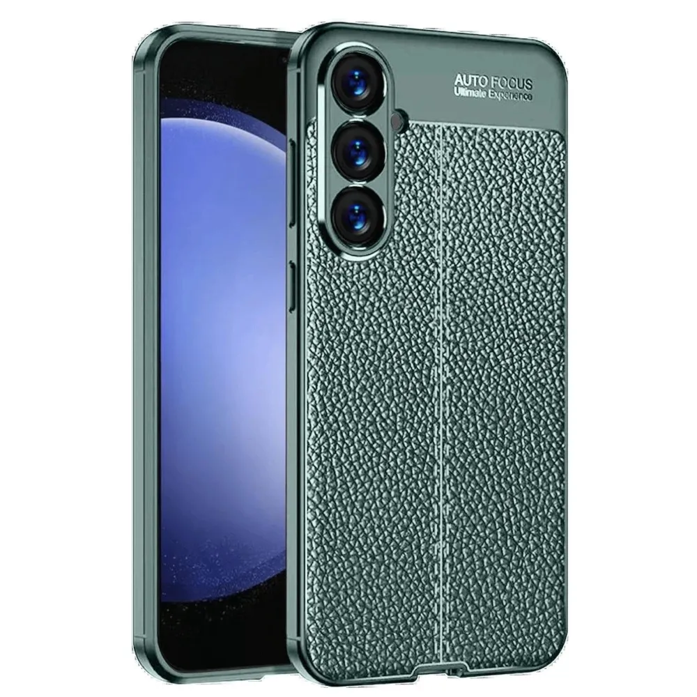 Newface Samsung A56 Kılıf Auto Focus Kapak - Koyu Yeşil