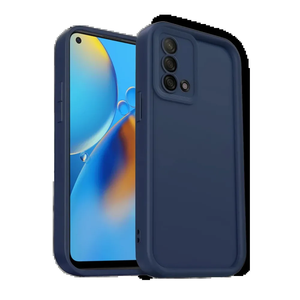 Newface Oppo A74 4G Kılıf Viera Silikon - Lacivert