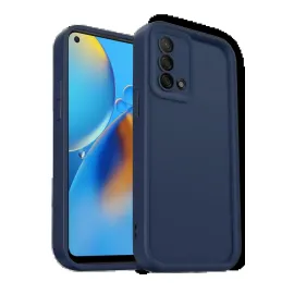 Newface Oppo A74 4G Kılıf Viera Silikon - Lacivert