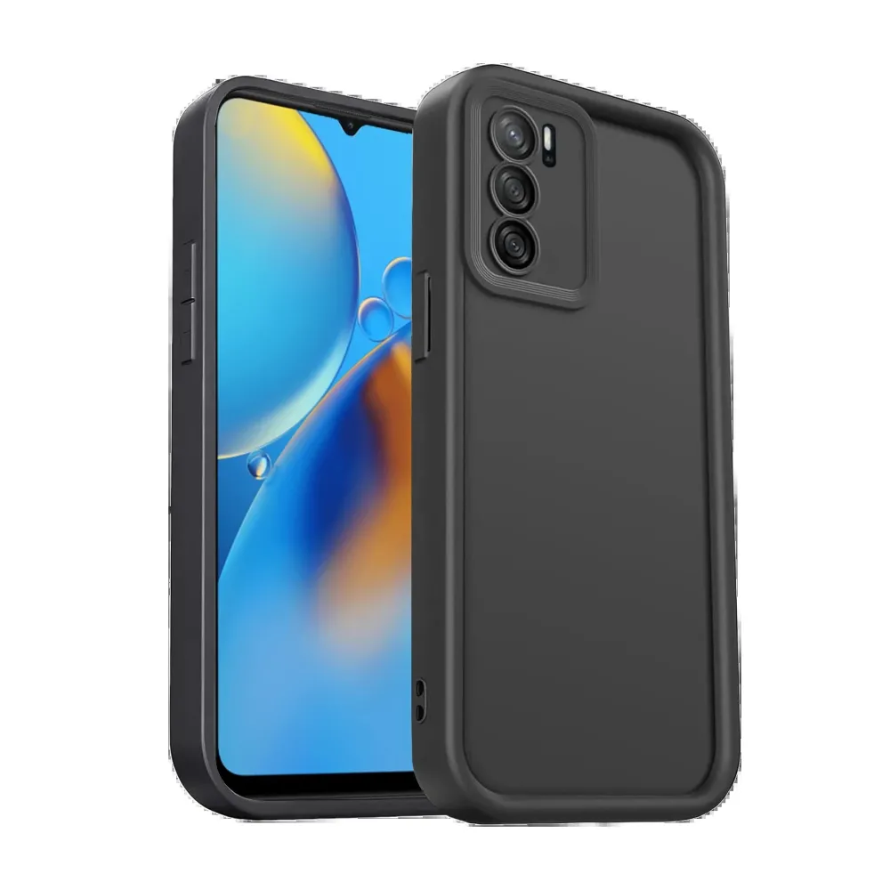 Newface Oppo A16 Kılıf Viera Silikon - Siyah